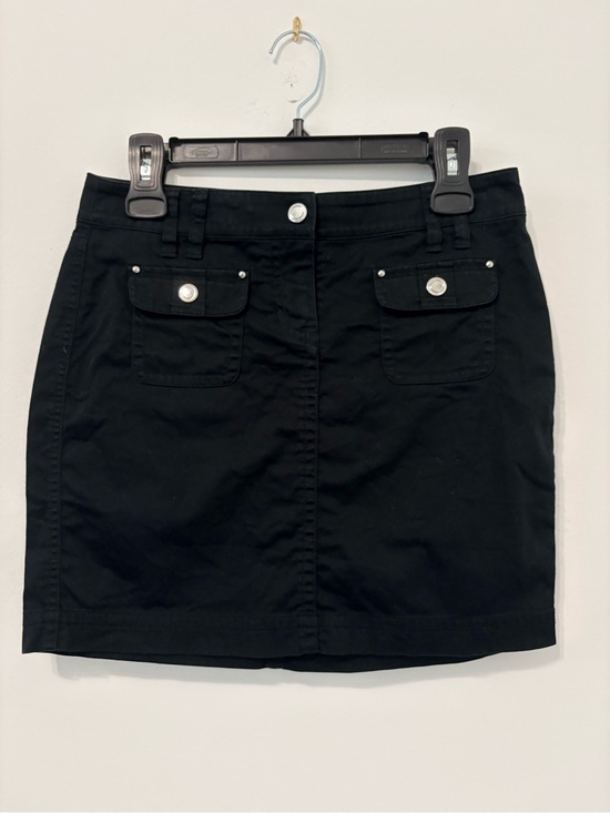 White House Black Market Dresses & Skirts - WHBM Utility Cargo Mini Skirt Sz 0 Black EUC